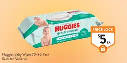 Foodworks Huggies Baby Wipes Selected Varieties offer