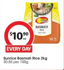 Coles Sunrice basmati rice offer