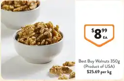 Foodworks Best Buy Walnuts 350g offer