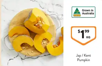 Foodworks Jap / Kent Pumpkin offer