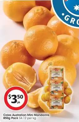 Coles Coles australian mini mandarins offer