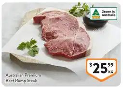 Foodworks Australian Premium Beef Rump Steak offer
