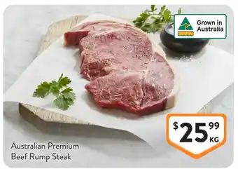 Foodworks Australian Premium Beef Rump Steak offer