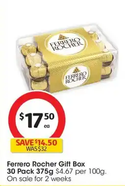 Coles Ferrero rocher gift box offer