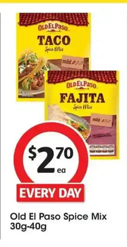 Coles Old el paso spice mix offer