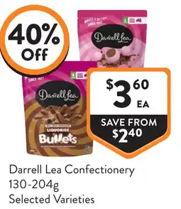 Foodworks Darrell Lea Confectionery offer