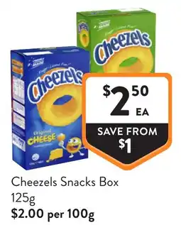 Foodworks Cheezels Snacks Box offer