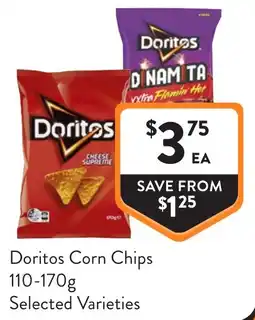 Foodworks Doritos Corn Chips offer