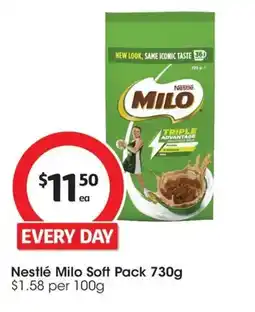 Coles Nestlé milo soft pack offer