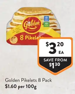 Foodworks Golden Pikelets offer