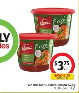 Coles On the Menu Pasta Sauce offer