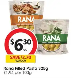 Coles Rana filled pasta offer