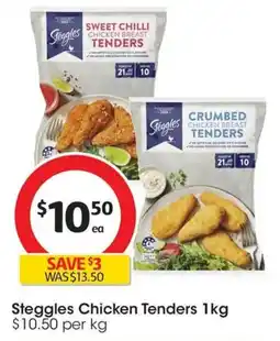 Coles Steggles chicken tenders offer