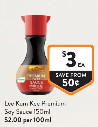 Foodworks Lee Kum Kee Premium Soy Sauce offer
