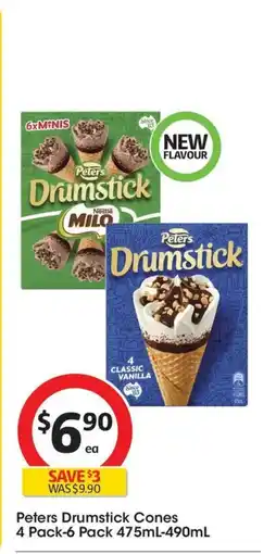 Coles Peters drumstick cones offer