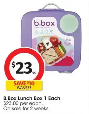 Coles B.box lunch box 1 each = offer