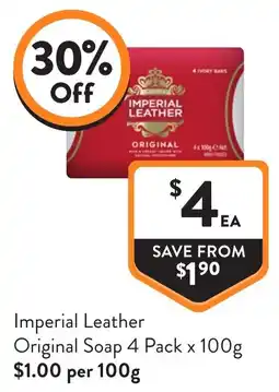 Foodworks Imperial Leather Original Soap offer