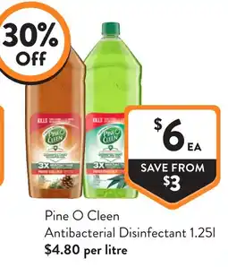 Foodworks Pine O Cleen Antibacterial Disinfectant offer
