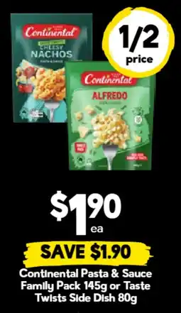 Drakes Continental Pasta & Sauce Family Pack offer