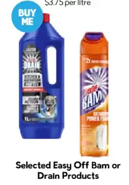 Drakes Easy Off Bam or Drain Products offer