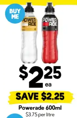 Drakes Powerade 600ml offer