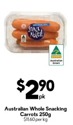 Drakes Snack Aboles! Australian Whole Snacking Carrots offer