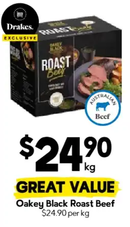 Drakes Oakey Black Roast Beef offer
