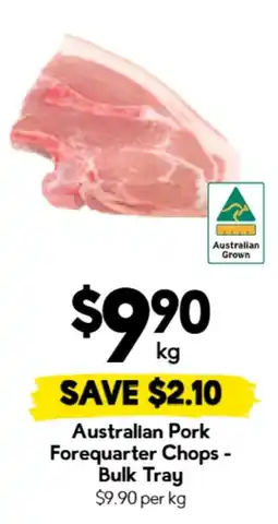 Drakes Australian Pork Forequarter Chops - Bulk Tray offer
