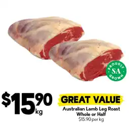 Drakes Australian Lamb Leg Roast offer