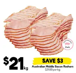 Drakes Australian Middle Bacon Rashers offer