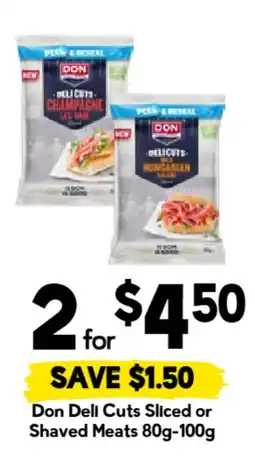 Drakes Don Deli Cuts Sliced or Shaved Meats offer