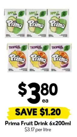 Drakes Prima Fruit Drink offer