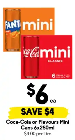 Drakes Coca-Cola or Flavours Mini Cans offer