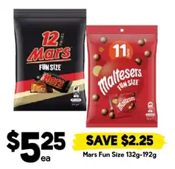 Drakes Mars Fun Size offer