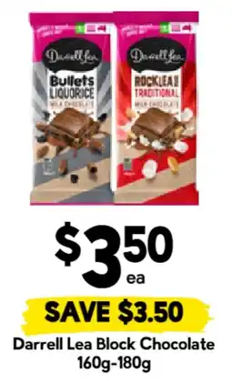 Drakes Darrell Lea Block Chocolate offer