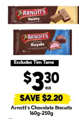 Drakes Arnott's Chocolate Biscuits offer