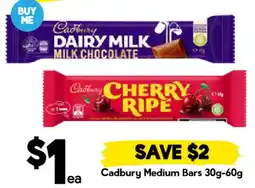 Drakes Cadbury Medium Bars offer