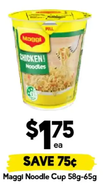 Drakes Maggi Noodle Cup offer