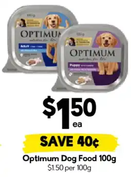Drakes Optimum Dog Food 100g offer