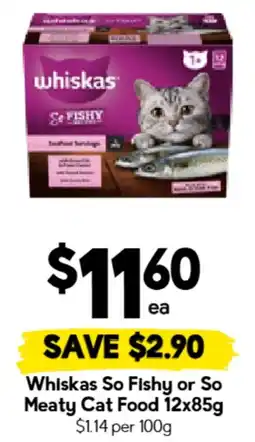 Drakes Whiskas So Fishy Cat Food offer