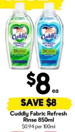 Drakes Cuddly Fabric Refresh Rinse offer
