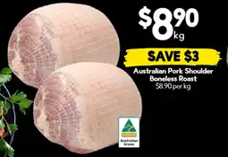 Drakes Australian Pork Shoulder Boneless Roast offer