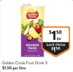 Foodworks Golden Circle Fruit Drink offer