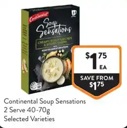 Foodworks Continental Soup Sensations offer