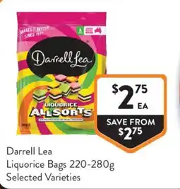 Foodworks Darrell Lea Liquorice Allsorts offer