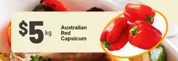 IGA Australian Red Capsicum offer