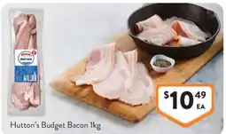 Foodworks Hutton's Budget Bacon offer