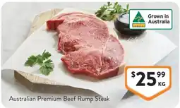 Foodworks Australian Premium Beef Rump Steak offer