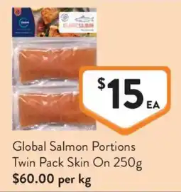 Foodworks Global Salmon Portions offer