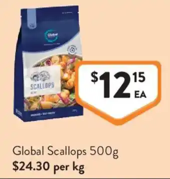 Foodworks Global Scallops offer
